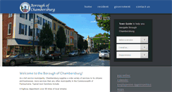 Desktop Screenshot of chambersburgpa.gov